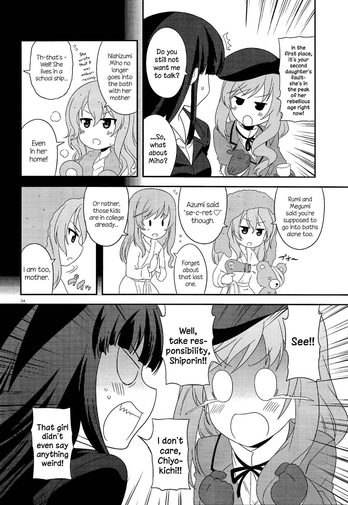 Girls & Panzer - Motto Love Love Sakusen desu! Chapter 36 page 4 - Chapter 36: Ah, the mothers' side? Desu!