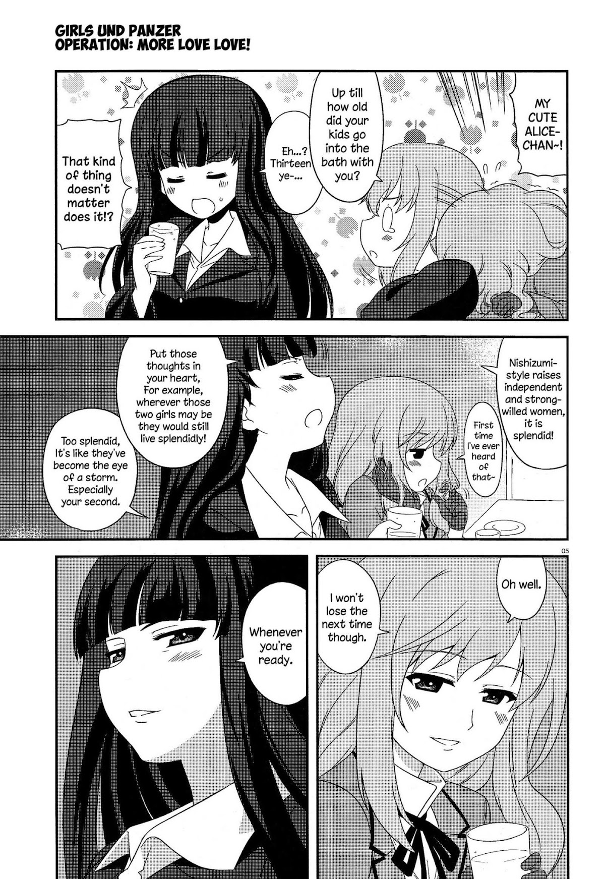 Girls & Panzer - Motto Love Love Sakusen desu! Chapter 36 page 5 - Chapter 36: Ah, the mothers' side? Desu!