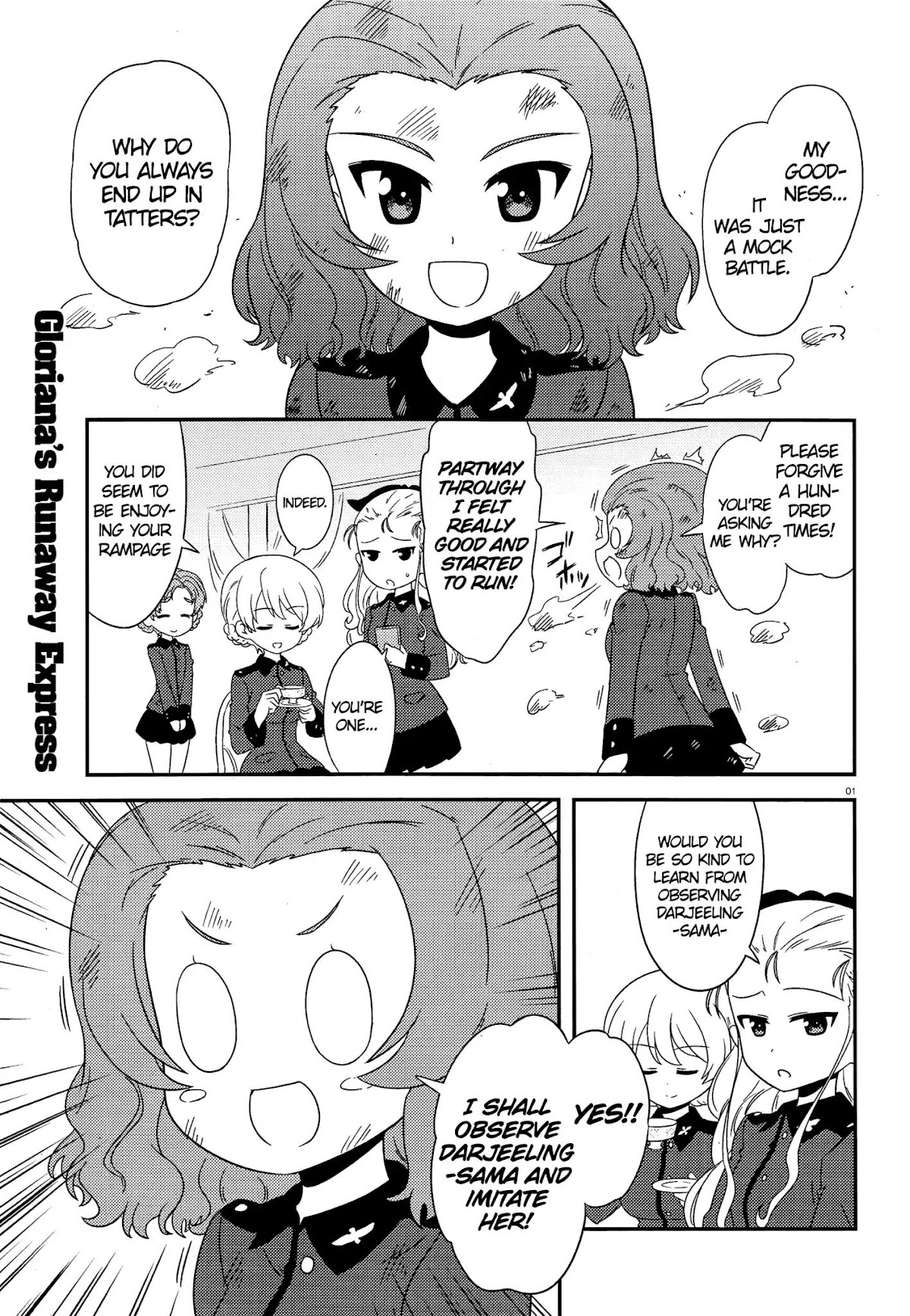 Girls & Panzer - Motto Love Love Sakusen desu! Chapter 38 page 1 - Chapter 38: It is tracking Darjeeling-sama!