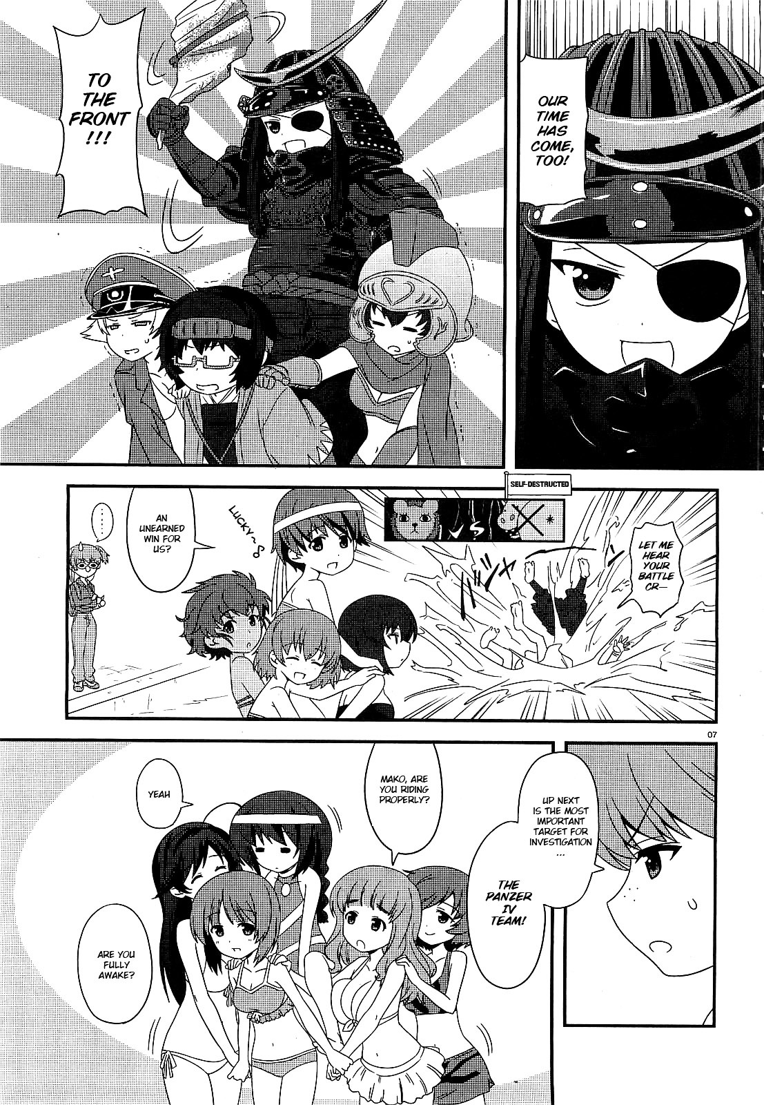 Girls & Panzer - Motto Love Love Sakusen desu! Chapter 4 page 7 - Chapter 4 : More Summer in Ooarai!