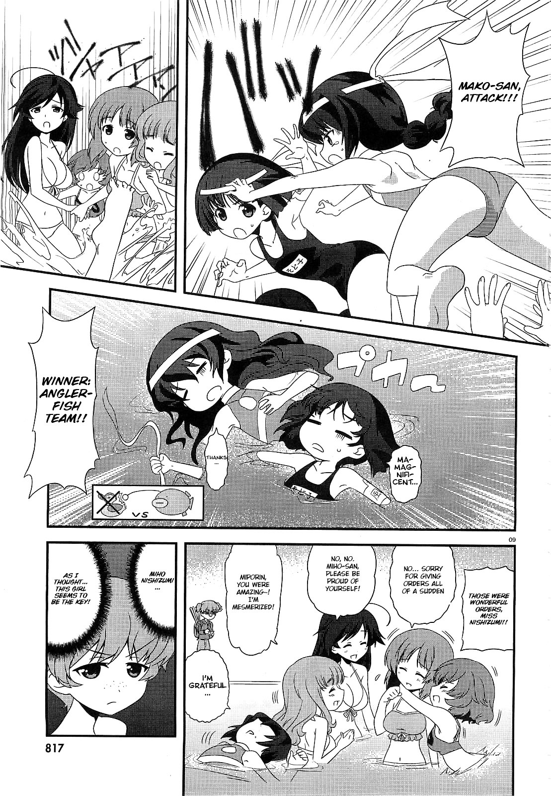 Girls & Panzer - Motto Love Love Sakusen desu! Chapter 4 page 9 - Chapter 4 : More Summer in Ooarai!