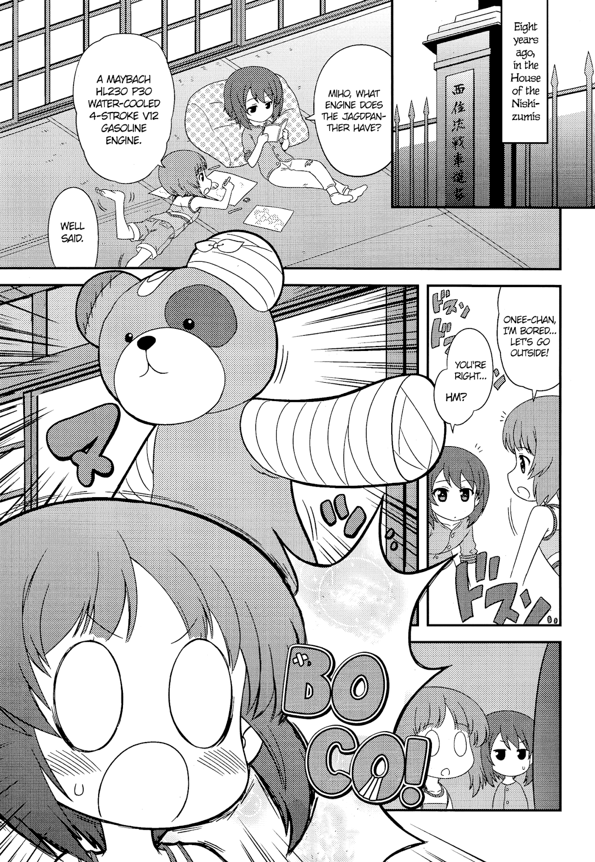 Girls & Panzer - Motto Love Love Sakusen desu! Chapter 40 page 1 - Chapter 40: It's "We're together with Boco!"!
