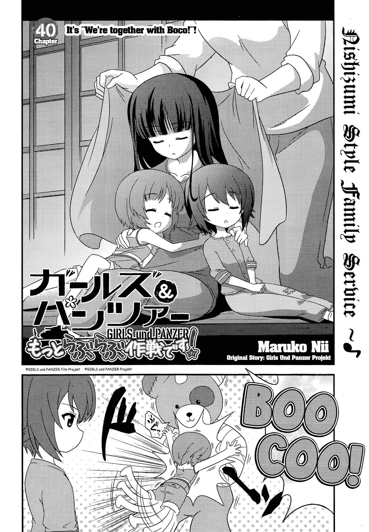 Girls & Panzer - Motto Love Love Sakusen desu! Chapter 40 page 2 - Chapter 40: It's "We're together with Boco!"!
