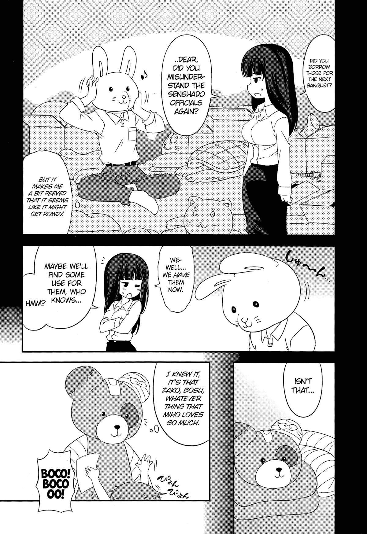 Girls & Panzer - Motto Love Love Sakusen desu! Chapter 40 page 4 - Chapter 40: It's "We're together with Boco!"!