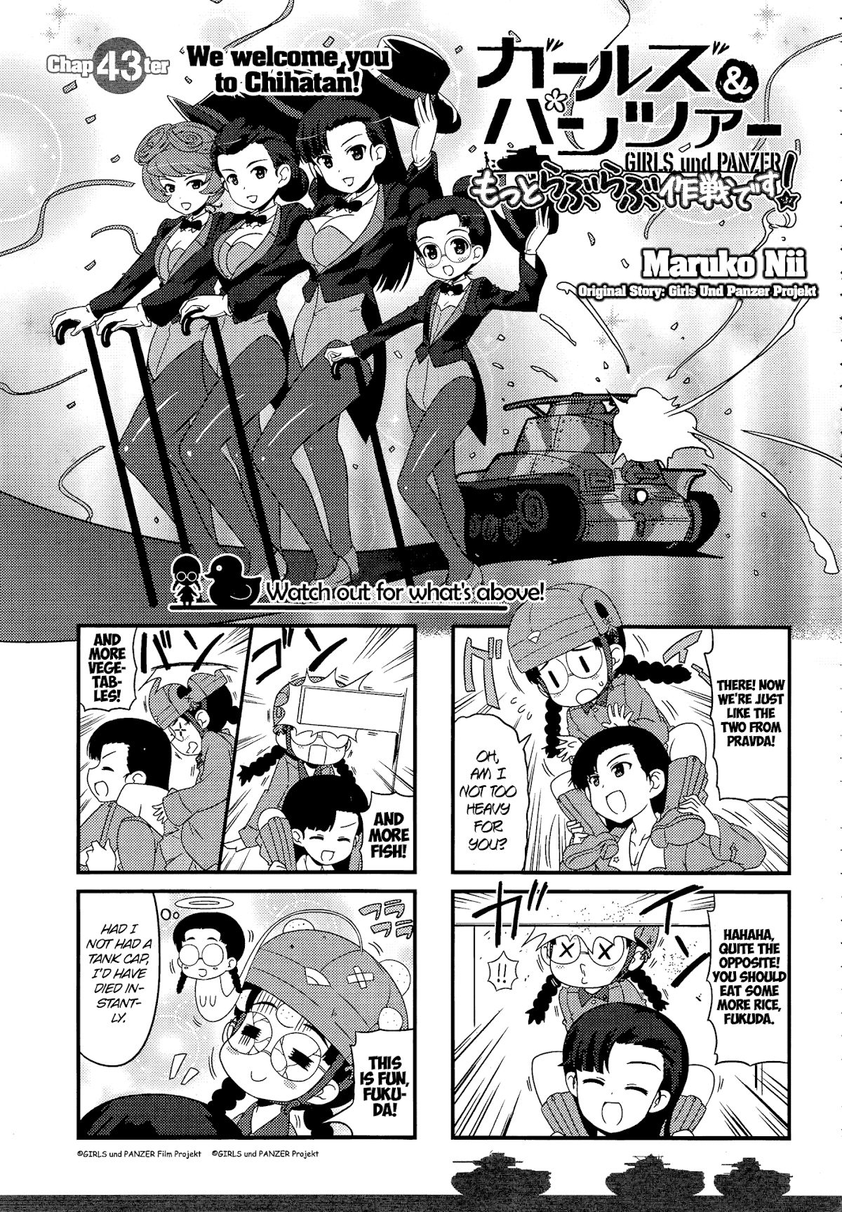 Girls & Panzer - Motto Love Love Sakusen desu! Chapter 43 page 1 - Chapter 43: We welcome you to Chihatan!