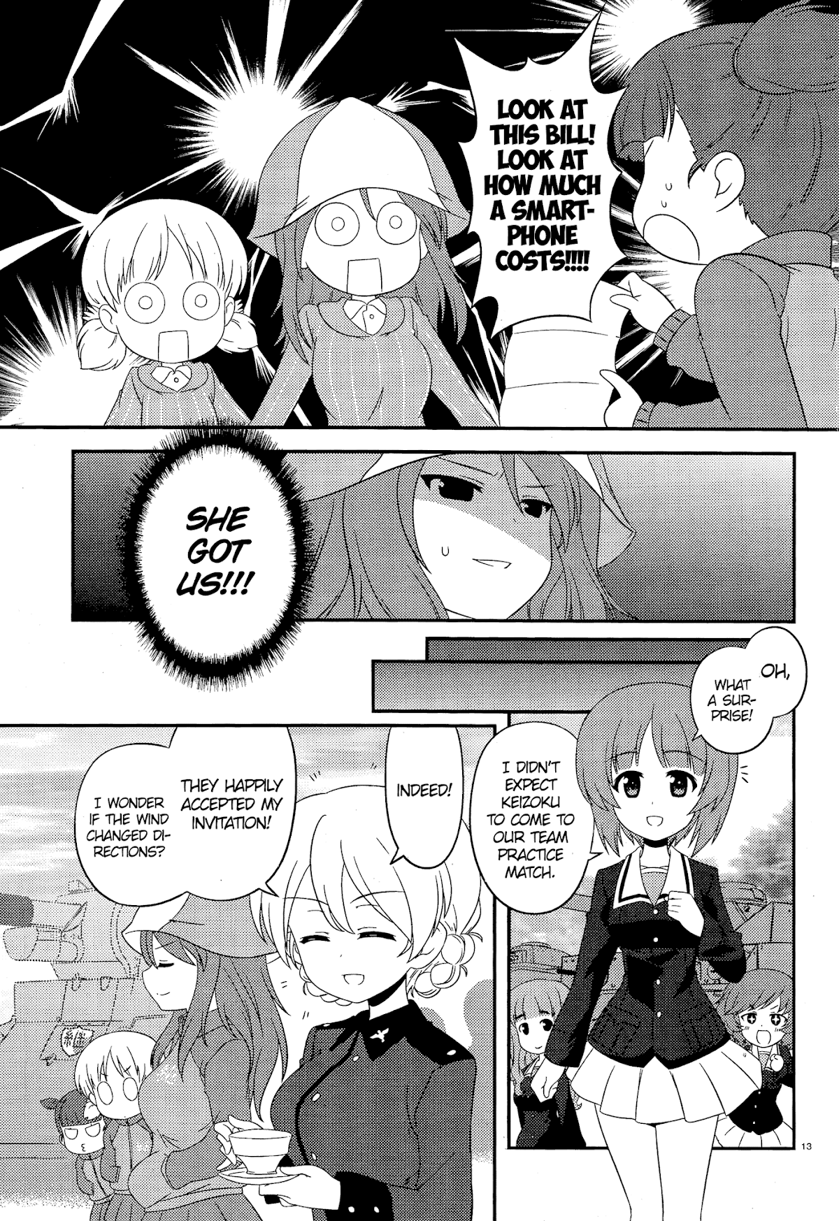 Girls & Panzer - Motto Love Love Sakusen desu! Chapter 46 page 13 - Chapter 46: It's Darjeeling's package!
