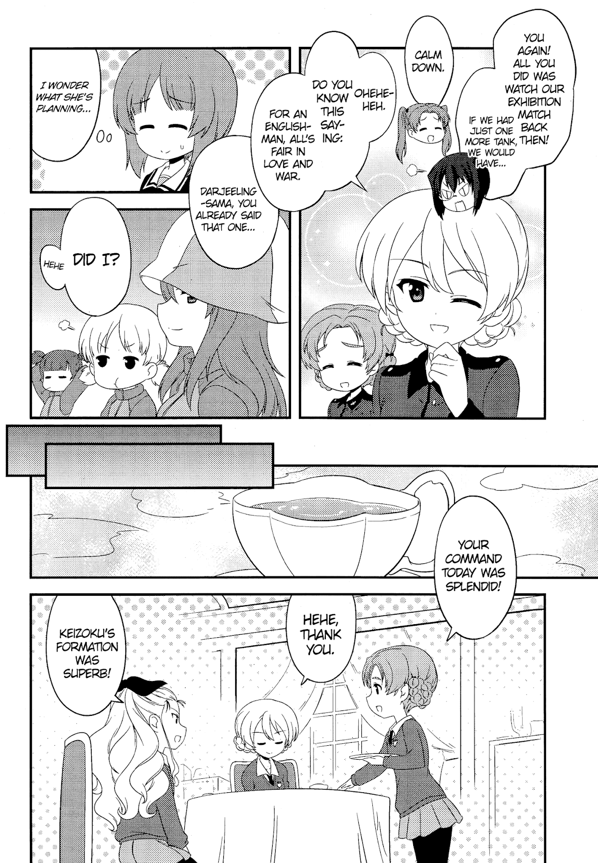 Girls & Panzer - Motto Love Love Sakusen desu! Chapter 46 page 14 - Chapter 46: It's Darjeeling's package!