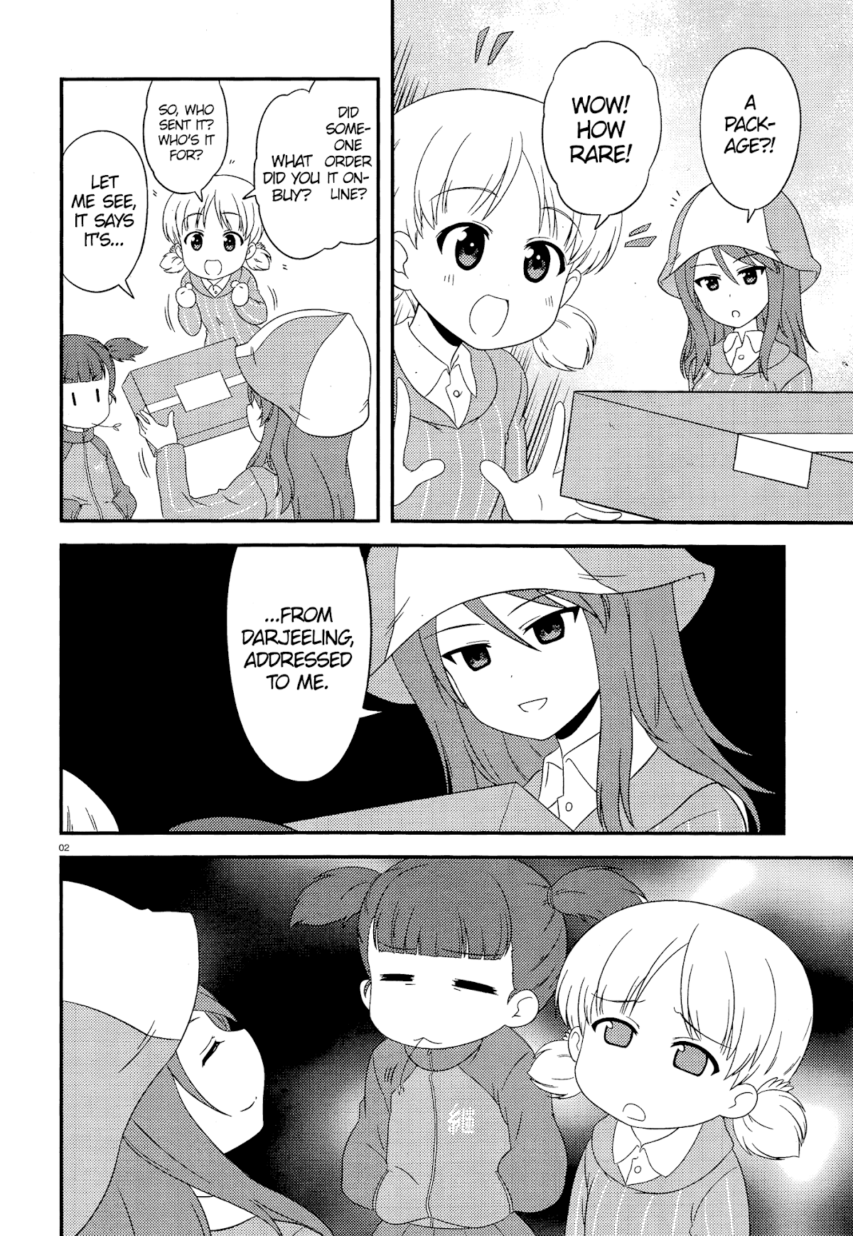 Girls & Panzer - Motto Love Love Sakusen desu! Chapter 46 page 2 - Chapter 46: It's Darjeeling's package!