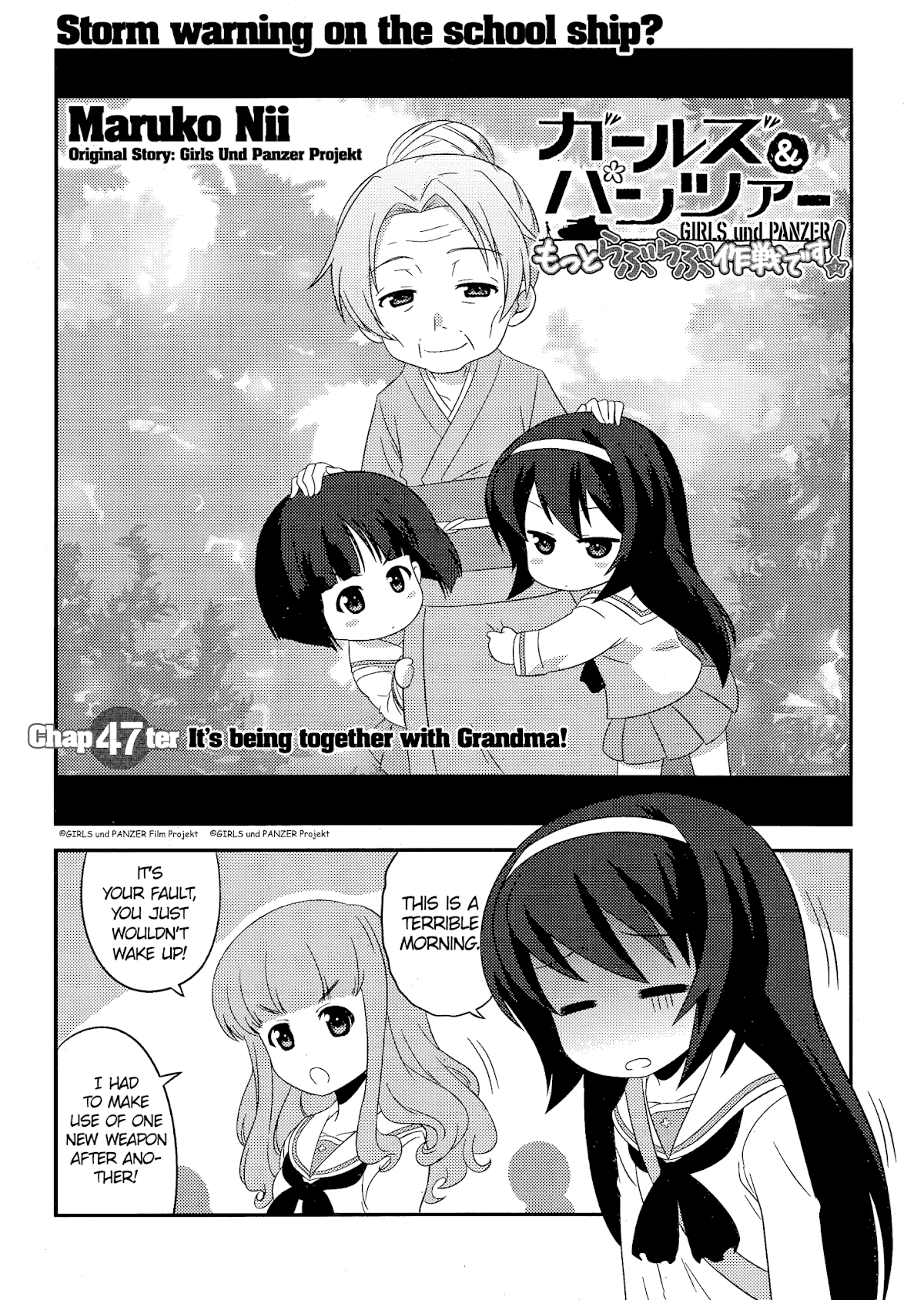 Girls & Panzer - Motto Love Love Sakusen desu! Chapter 47 page 2 - Chapter 47: It's being together with Grandma!