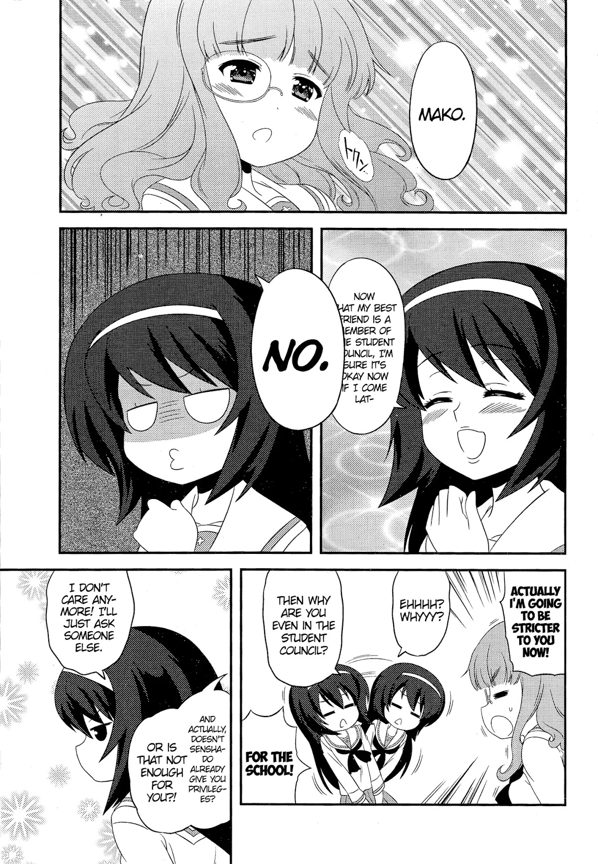 Girls & Panzer - Motto Love Love Sakusen desu! Chapter 48 page 7 - Chapter 48: It's the Isuzu Student Council!