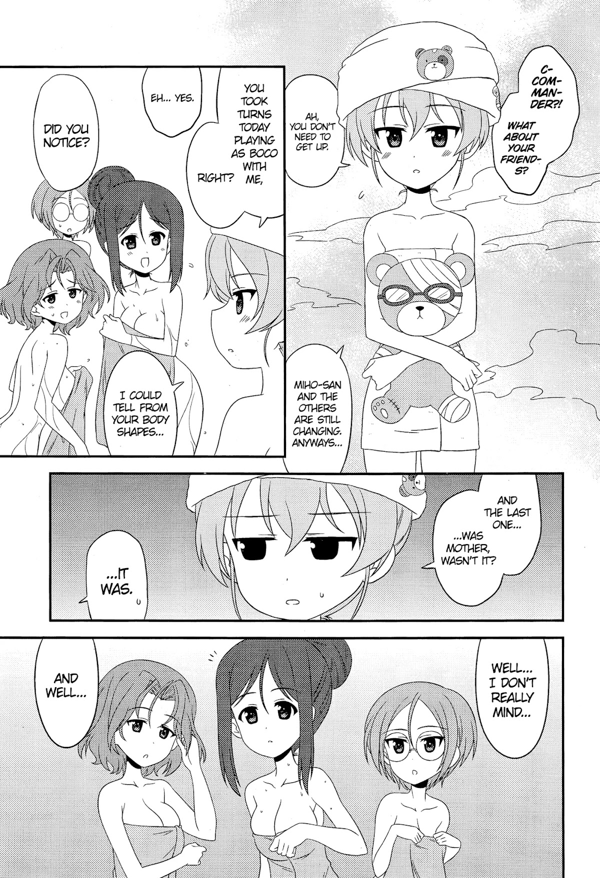 Girls & Panzer - Motto Love Love Sakusen desu! Chapter 49 page 15 - Chapter 49: It's the Boco Spa Resort!