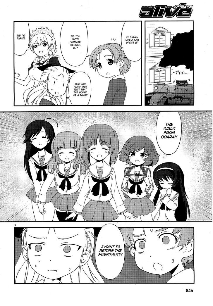 Girls & Panzer - Motto Love Love Sakusen desu! Chapter 5 page 14 - Chapter 5 : It's The Teatime of Gloriana!