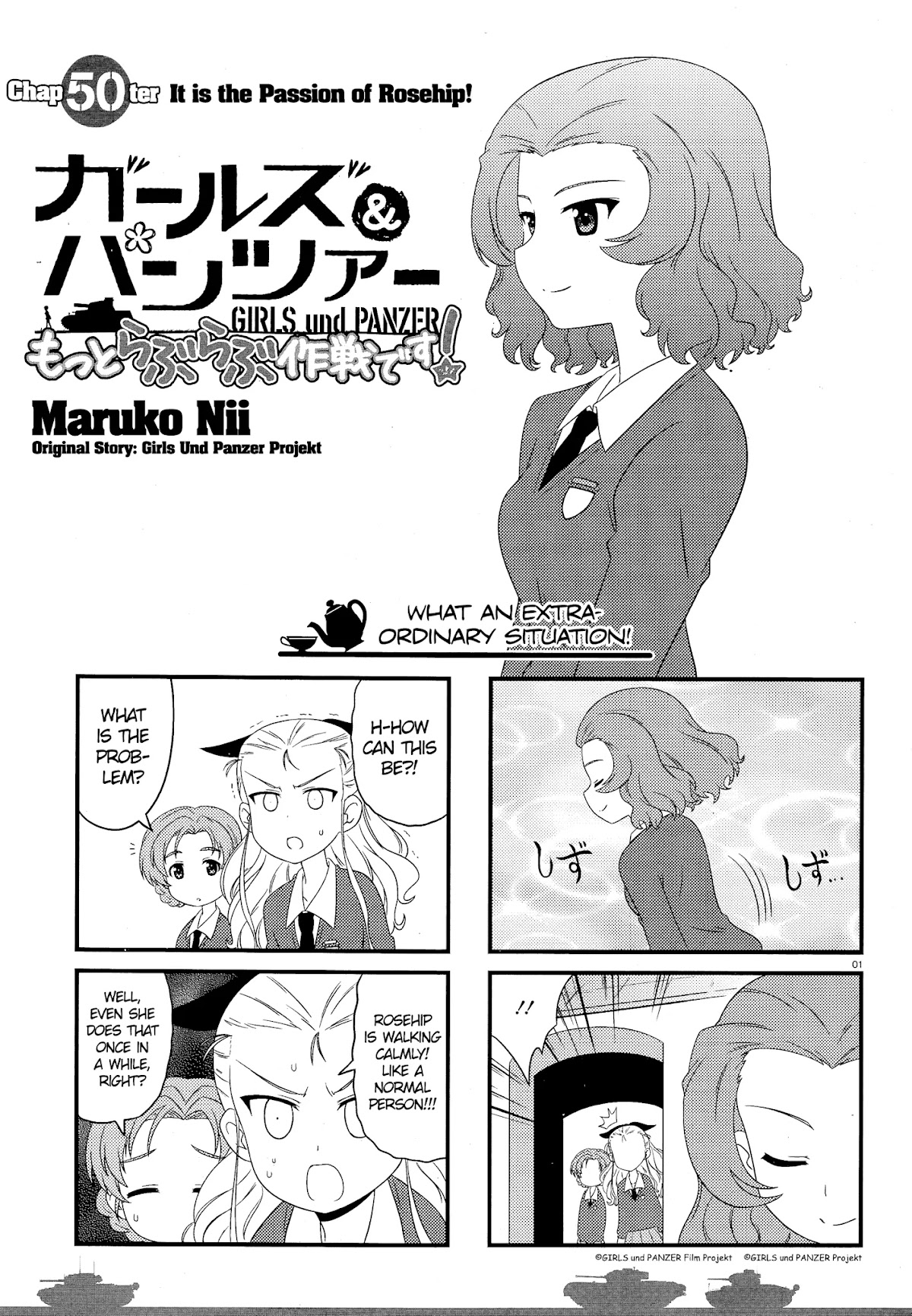 Girls & Panzer - Motto Love Love Sakusen desu! Chapter 50 page 1 - Chapter 50: It is the Passion of Rosehip!