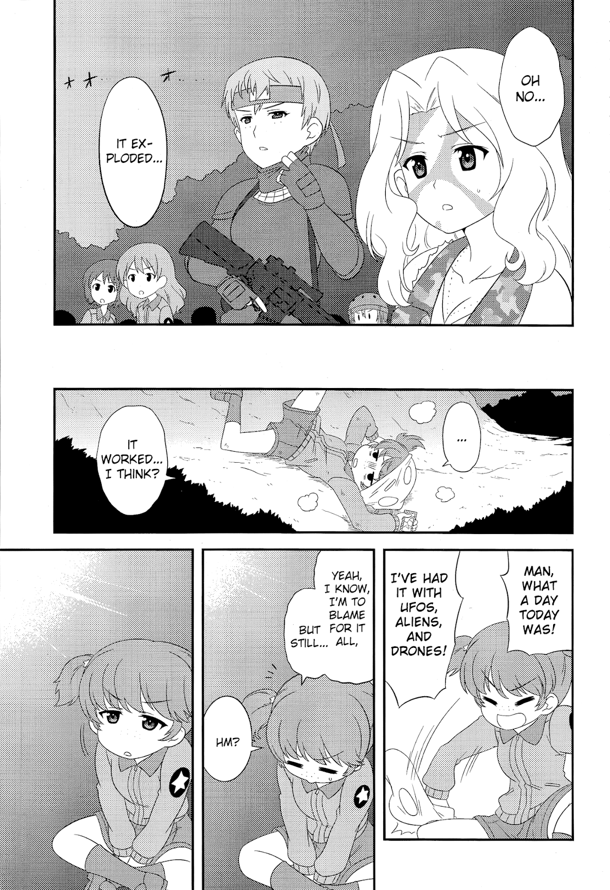 Girls & Panzer - Motto Love Love Sakusen desu! Chapter 51 page 13 - Chapter 51: It's a close encounter of the third kind!