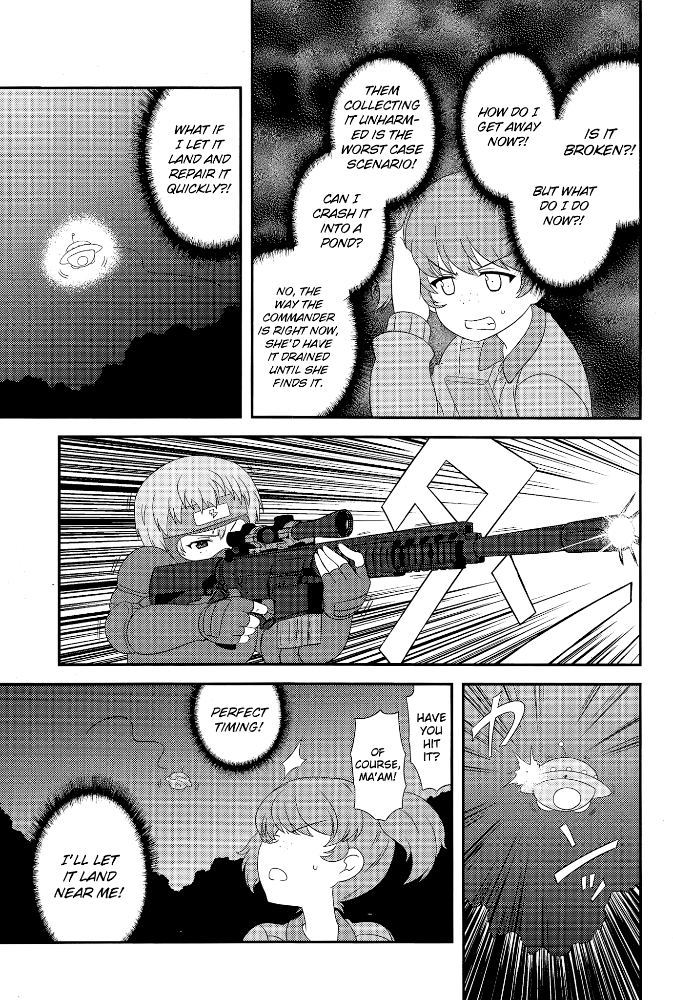 Girls & Panzer - Motto Love Love Sakusen desu! Chapter 51 page 9 - Chapter 51: It's a close encounter of the third kind!