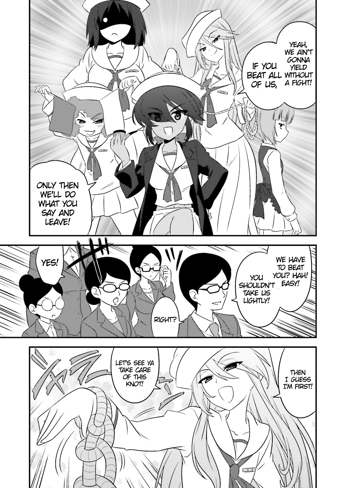 Girls & Panzer - Motto Love Love Sakusen desu! Chapter 57 page 11 - Chapter 57: It's... a Treasure Island? & It's important to watch your step!