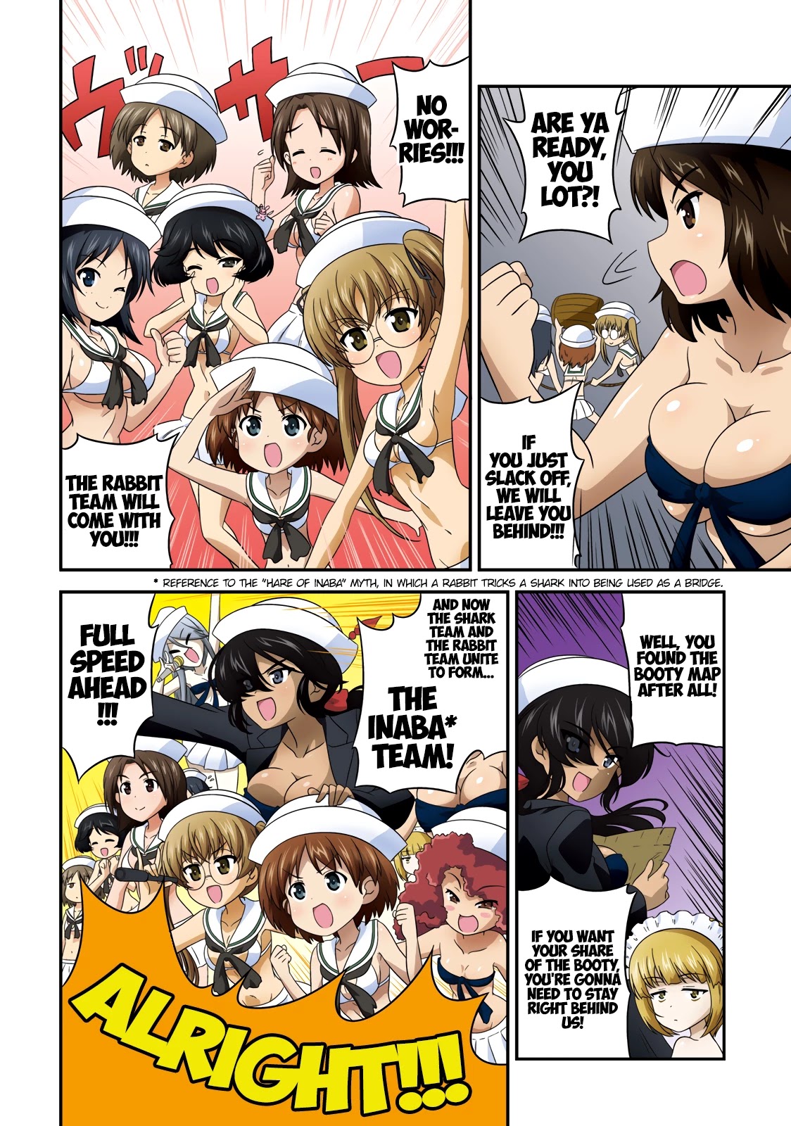 Girls & Panzer - Motto Love Love Sakusen desu! Chapter 57 page 2 - Chapter 57: It's... a Treasure Island? & It's important to watch your step!