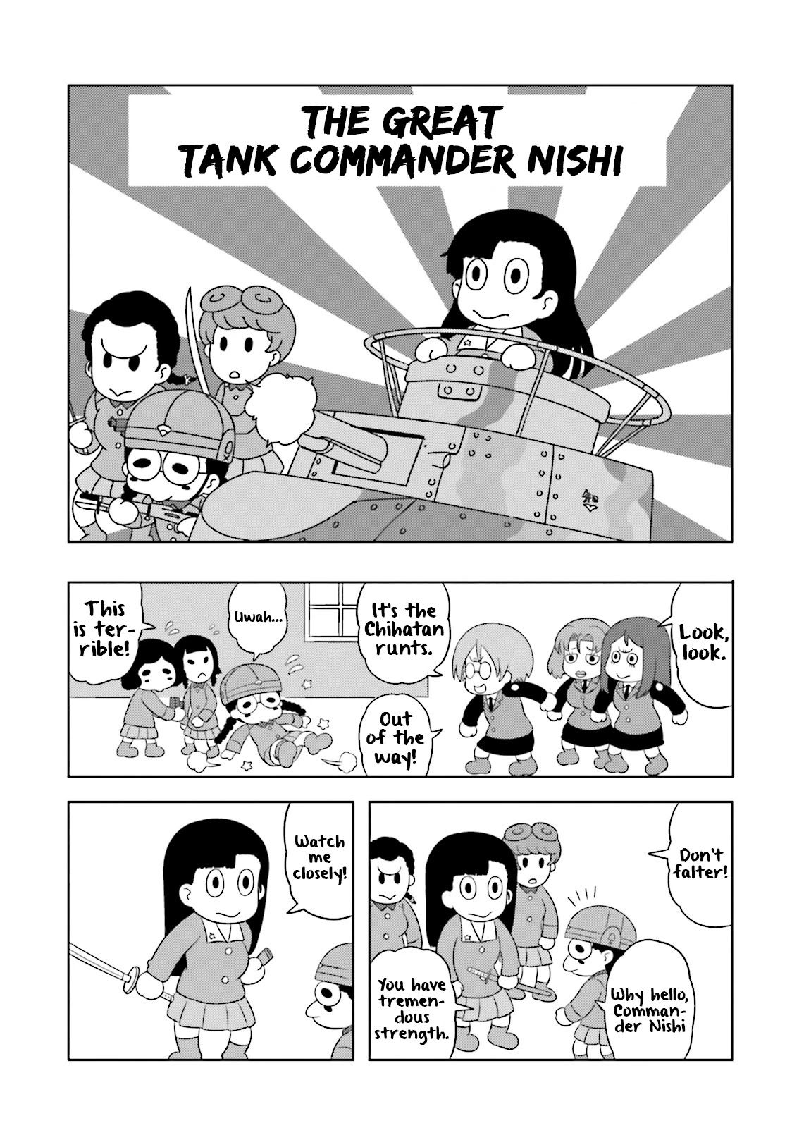 Girls & Panzer - Motto Love Love Sakusen desu! Chapter 58 page 1 - Chapter 58: It's Chihatan Manga Monthly!