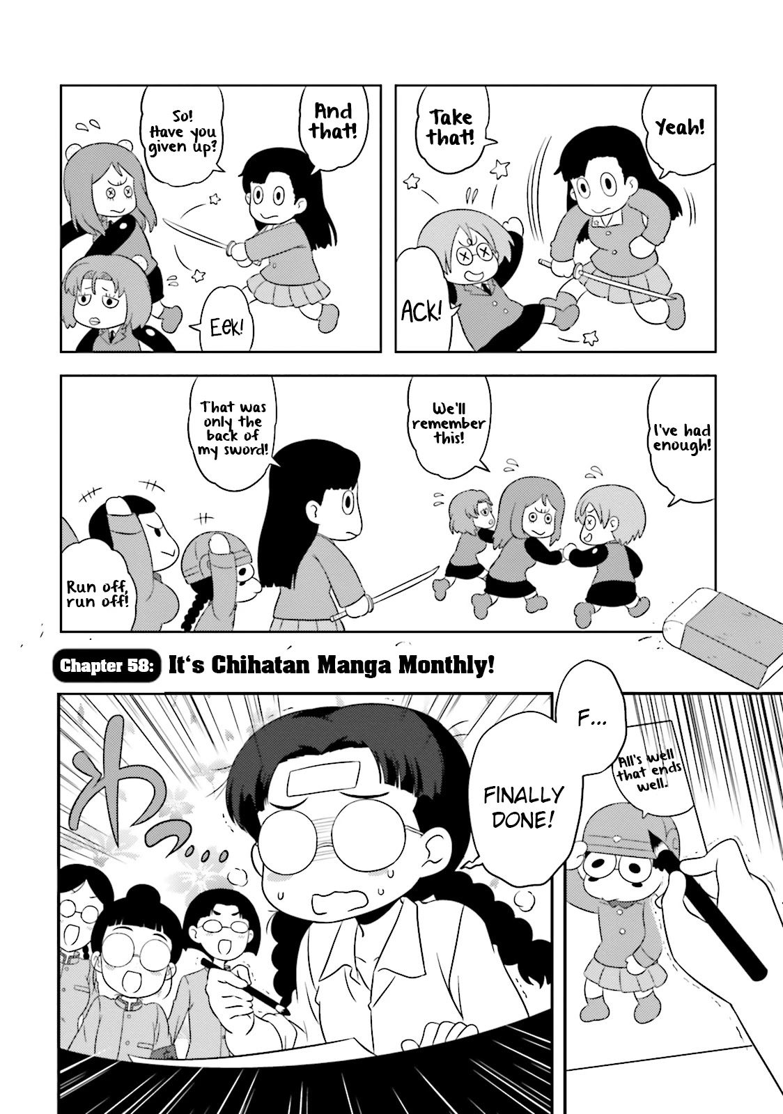Girls & Panzer - Motto Love Love Sakusen desu! Chapter 58 page 2 - Chapter 58: It's Chihatan Manga Monthly!
