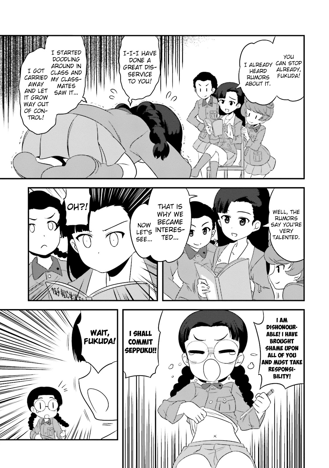 Girls & Panzer - Motto Love Love Sakusen desu! Chapter 58 page 5 - Chapter 58: It's Chihatan Manga Monthly!