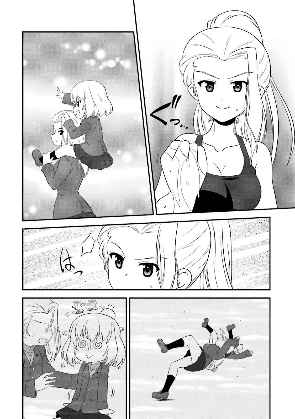 Girls & Panzer - Motto Love Love Sakusen desu! Chapter 59 page 4 - Chapter 59: It's Klara's days of forging her body!