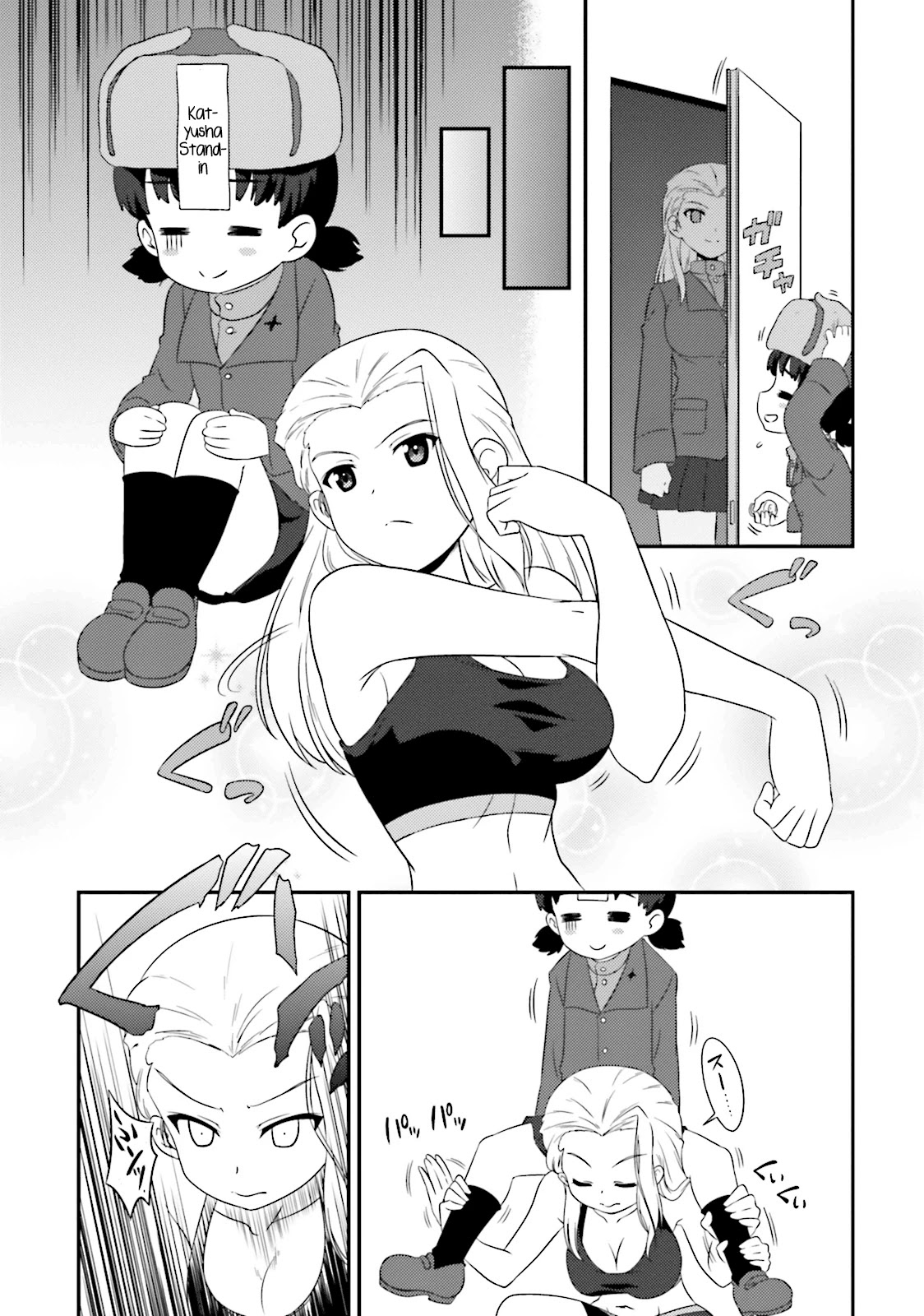 Girls & Panzer - Motto Love Love Sakusen desu! Chapter 59 page 7 - Chapter 59: It's Klara's days of forging her body!