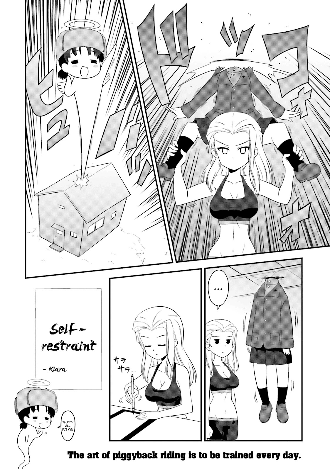 Girls & Panzer - Motto Love Love Sakusen desu! Chapter 59 page 8 - Chapter 59: It's Klara's days of forging her body!