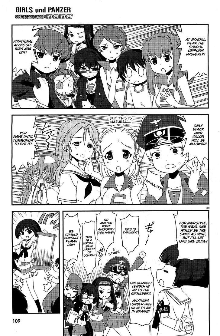 Girls & Panzer - Motto Love Love Sakusen desu! Chapter 6 page 3 - Chapter 6 : It's the Autumn Week of Public Morals Control!