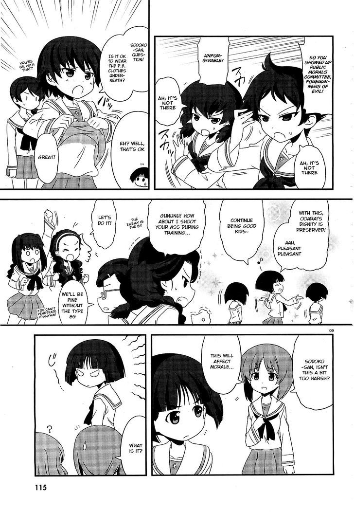 Girls & Panzer - Motto Love Love Sakusen desu! Chapter 6 page 9 - Chapter 6 : It's the Autumn Week of Public Morals Control!