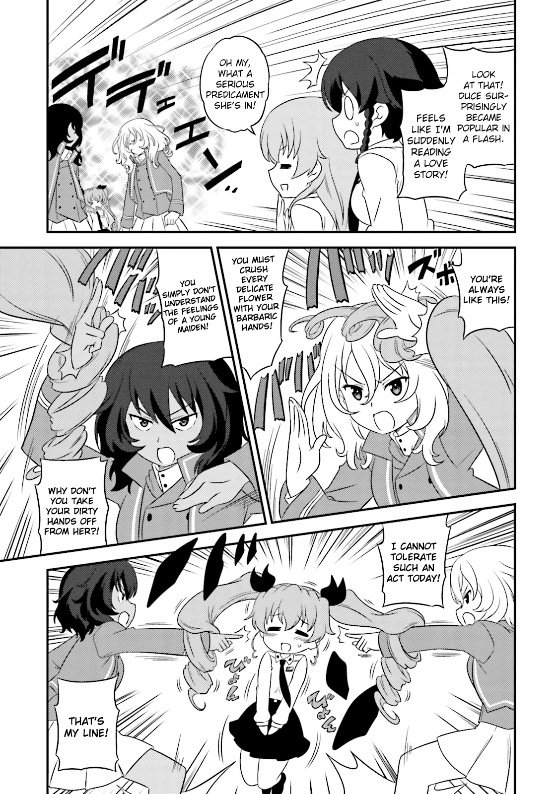Girls & Panzer - Motto Love Love Sakusen desu! Chapter 60 page 7 - Chapter 60: It's the Freedom of the Queen!