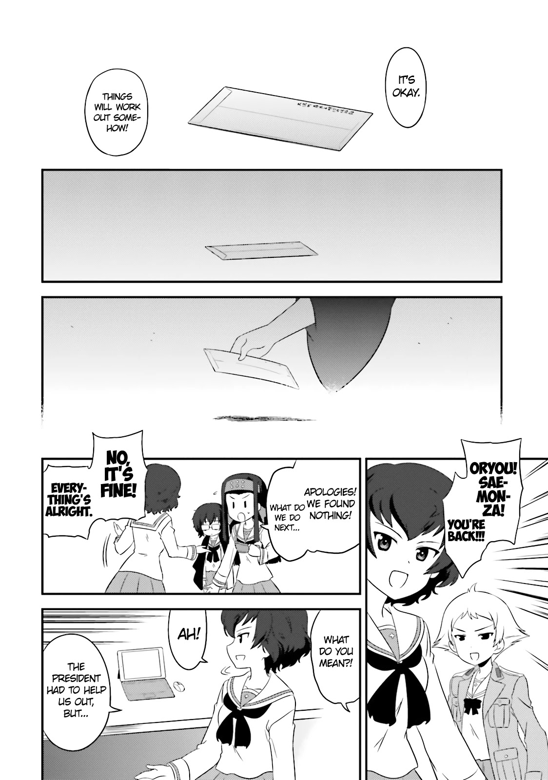 Girls & Panzer - Motto Love Love Sakusen desu! Chapter 62 page 22 - Chapter 62: It's the Hippo Team's Operation: Kochi Landings!