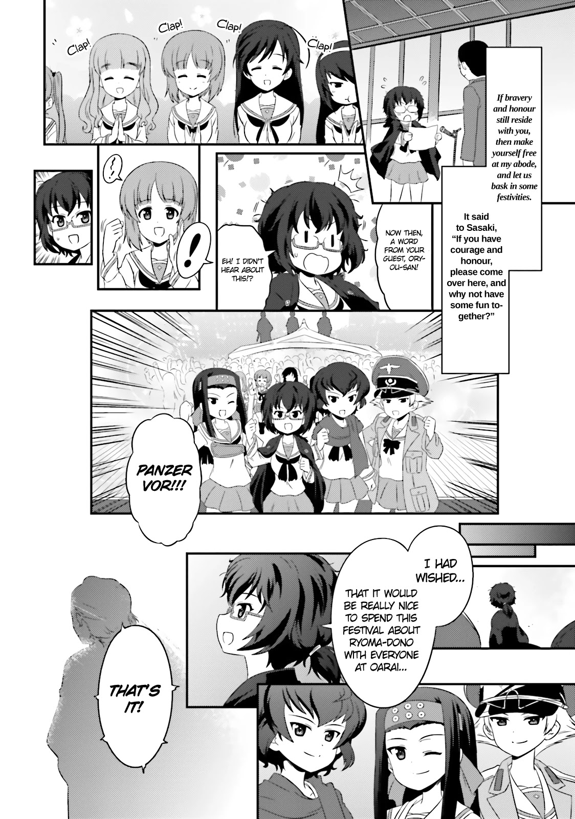 Girls & Panzer - Motto Love Love Sakusen desu! Chapter 62 page 28 - Chapter 62: It's the Hippo Team's Operation: Kochi Landings!