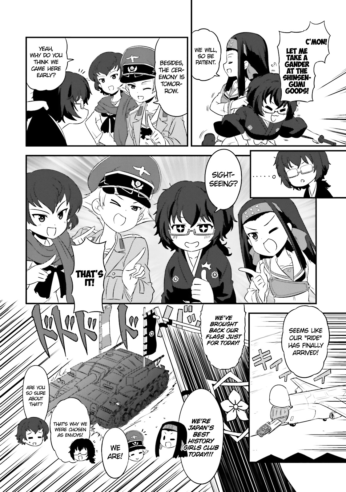 Girls & Panzer - Motto Love Love Sakusen desu! Chapter 62 page 4 - Chapter 62: It's the Hippo Team's Operation: Kochi Landings!