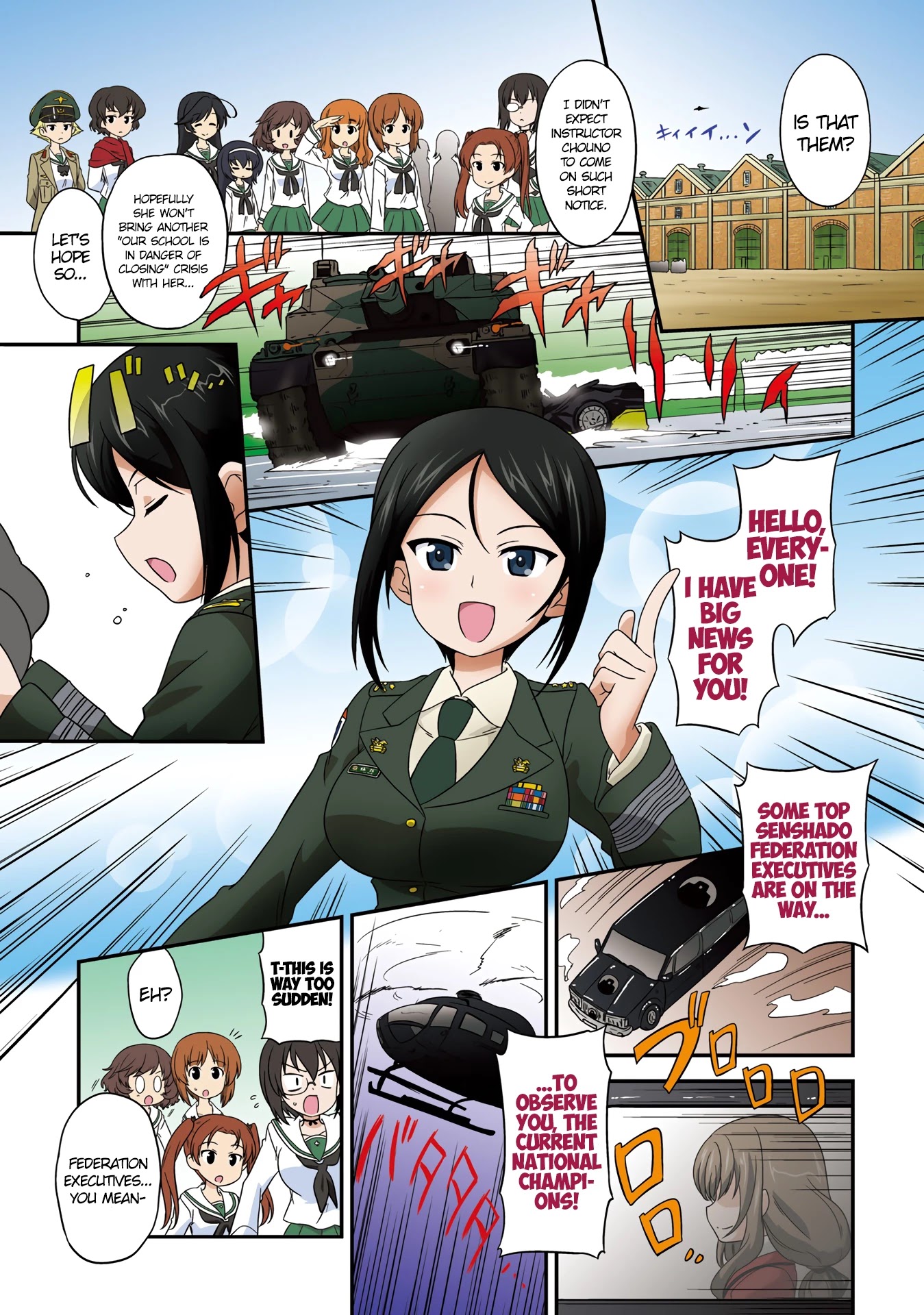 Girls & Panzer - Motto Love Love Sakusen desu! Chapter 63 page 1 - Chapter 63: It's the Ooarai Draft!