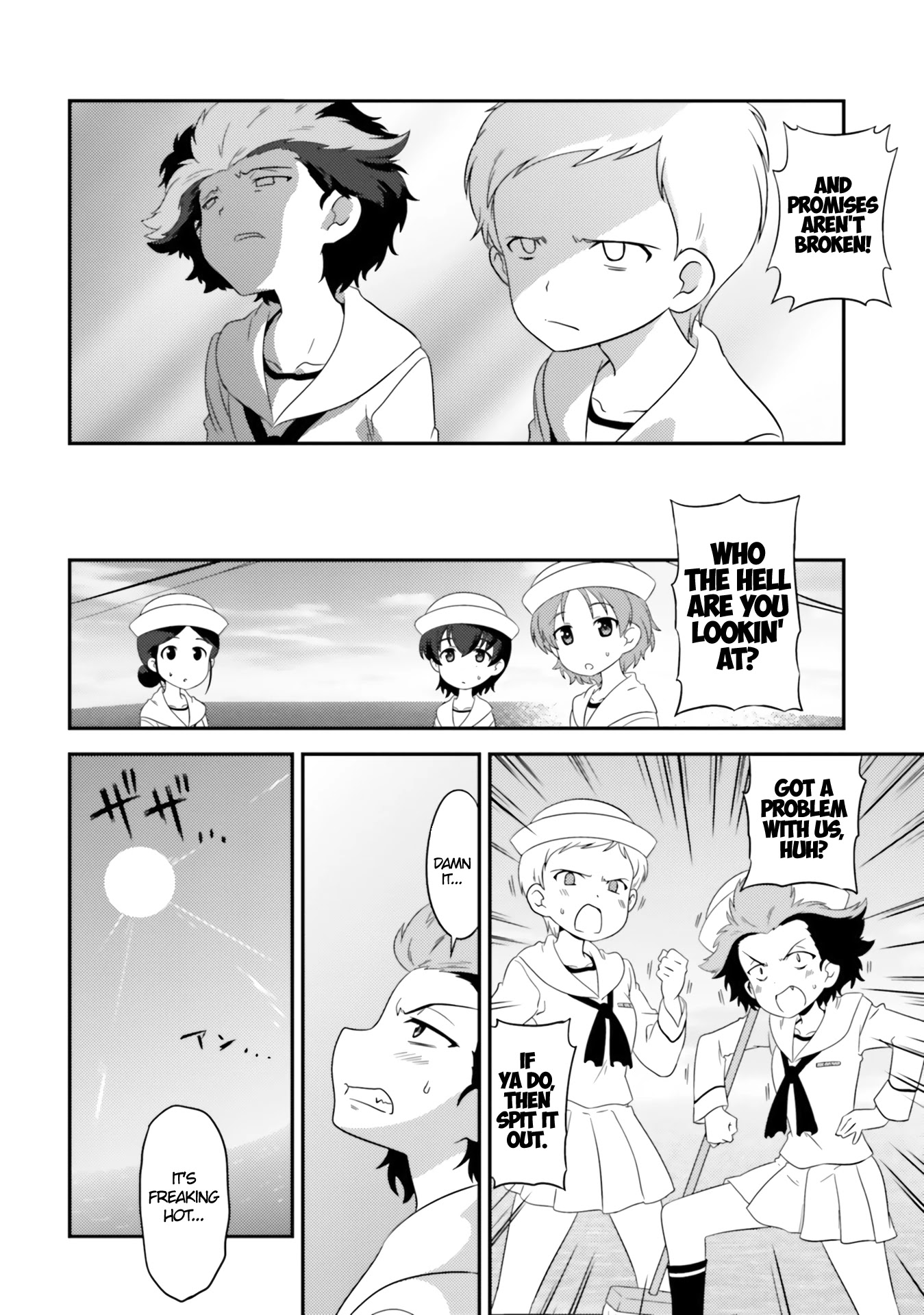 Girls & Panzer - Motto Love Love Sakusen desu! Chapter 64 page 12 - Chapter 64: It's the Assassin from the Ship's Bottom!
