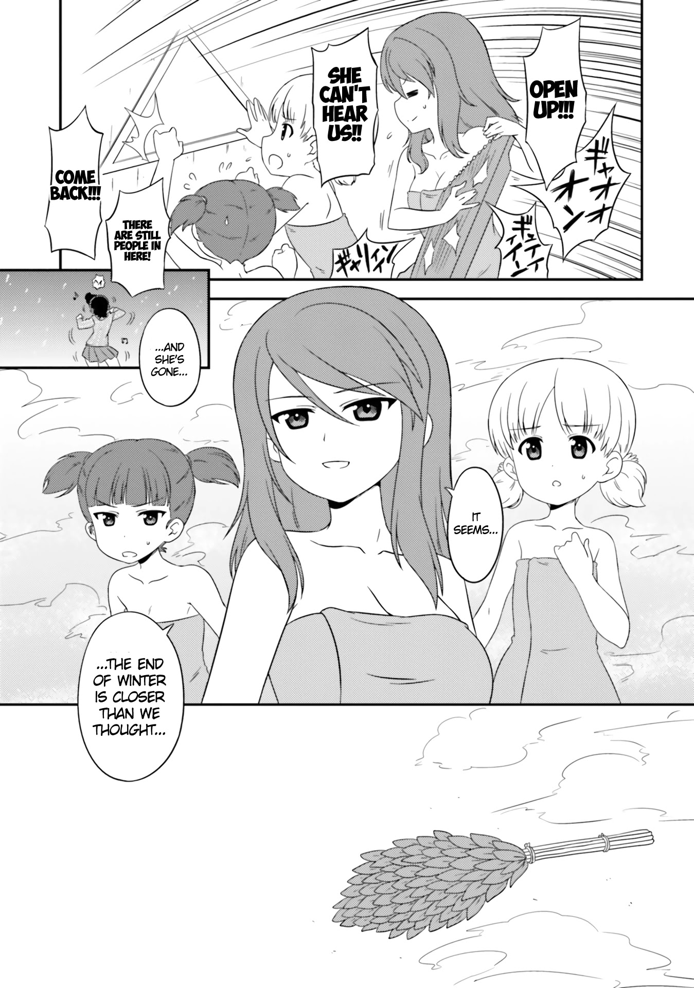 Girls & Panzer - Motto Love Love Sakusen desu! Chapter 66 page 3 - Chapter 66: It's Operation Escape the Sauna!