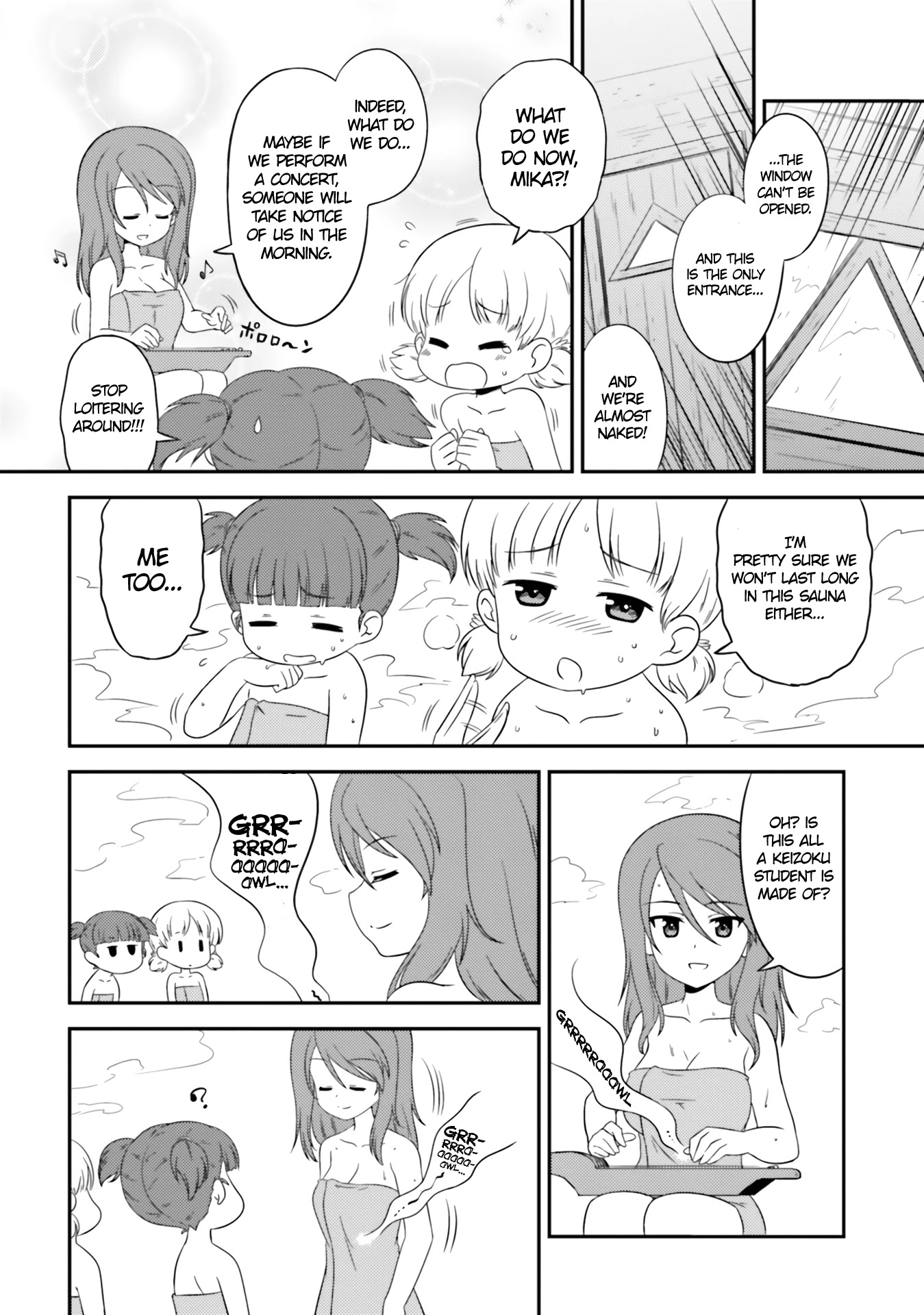 Girls & Panzer - Motto Love Love Sakusen desu! Chapter 66 page 4 - Chapter 66: It's Operation Escape the Sauna!