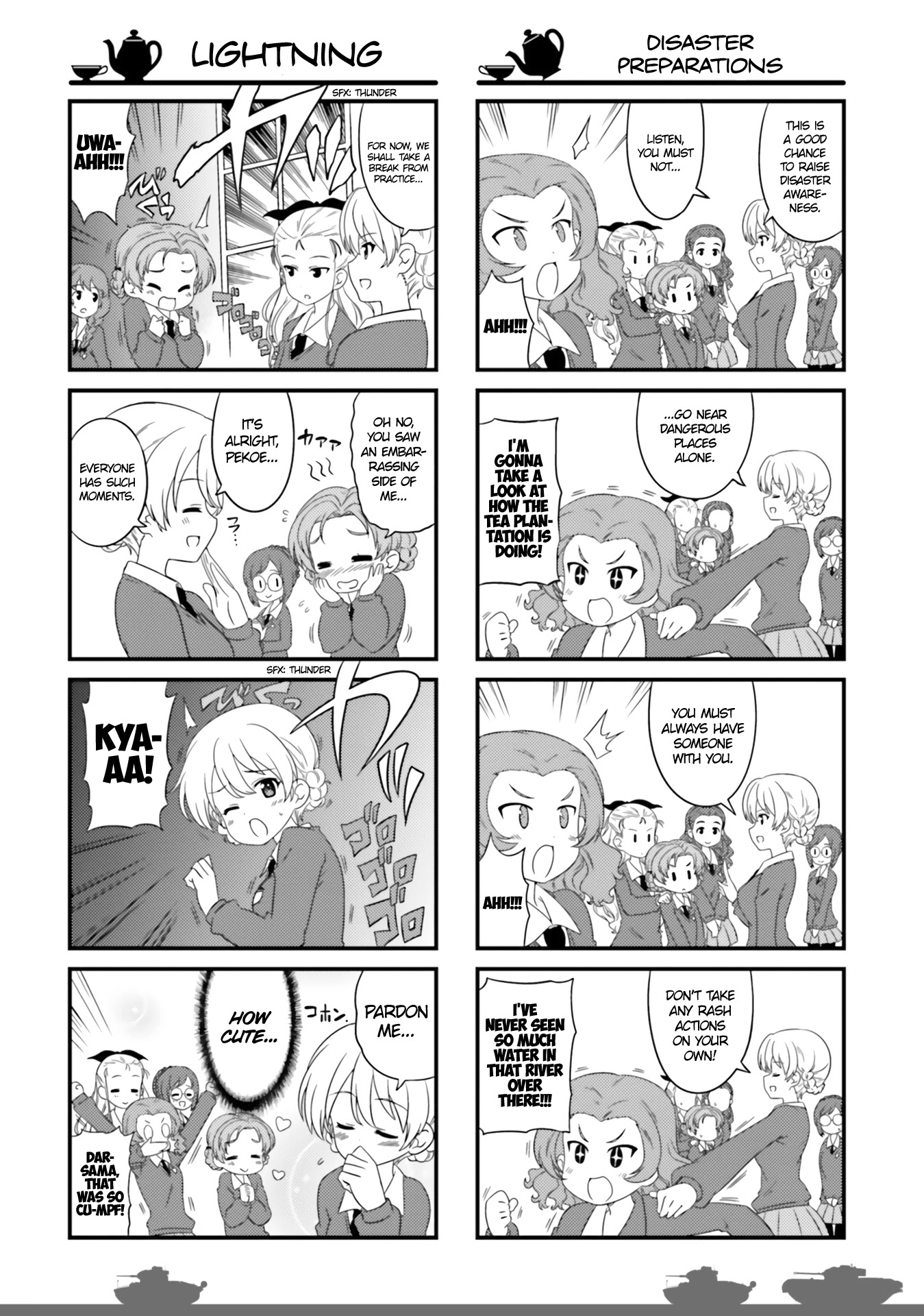 Girls & Panzer - Motto Love Love Sakusen desu! Chapter 67 page 2 - Chapter 67: It's a Typhoon at Gloriana!
