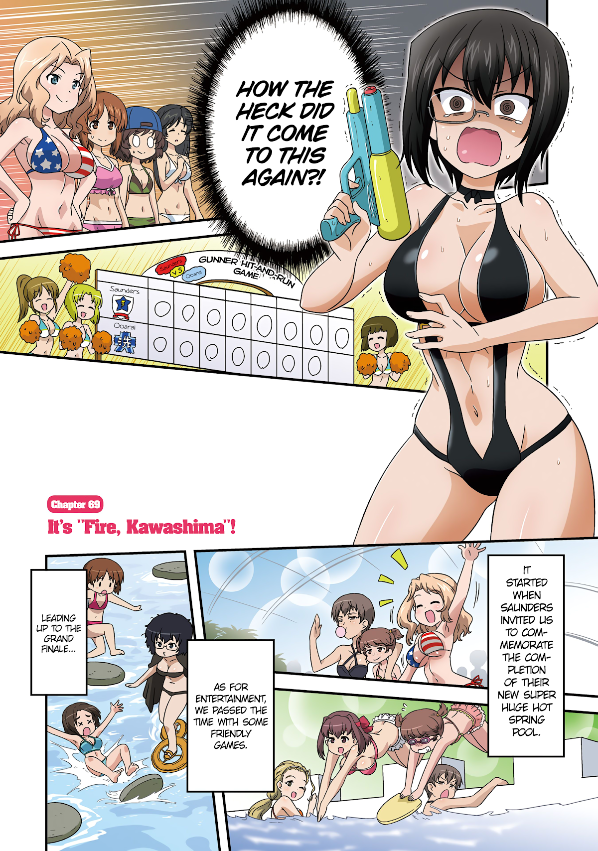 Girls & Panzer - Motto Love Love Sakusen desu! Chapter 69 page 2 - Chapter 69: It's "Fire, Kawashima"!