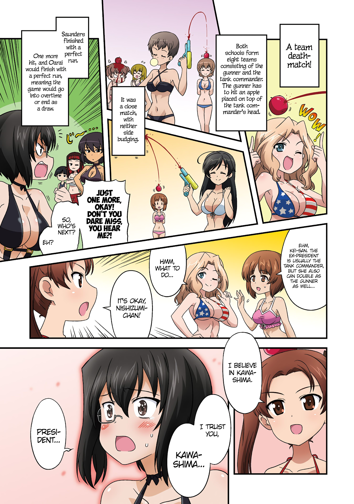 Girls & Panzer - Motto Love Love Sakusen desu! Chapter 69 page 3 - Chapter 69: It's "Fire, Kawashima"!