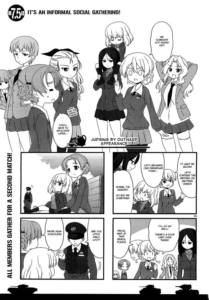 Girls & Panzer - Motto Love Love Sakusen desu! Chapter 7.5 page 1 - Chapter 7.5 : It's the Melancholy of Nina!