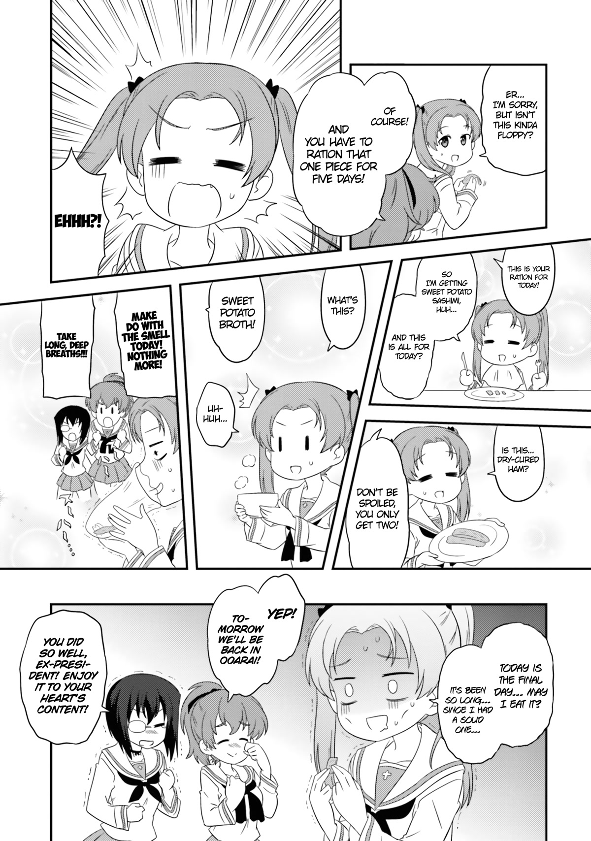 Girls & Panzer - Motto Love Love Sakusen desu! Chapter 70 page 9 - Chapter 70: It's the Sweet Potato Crisis!