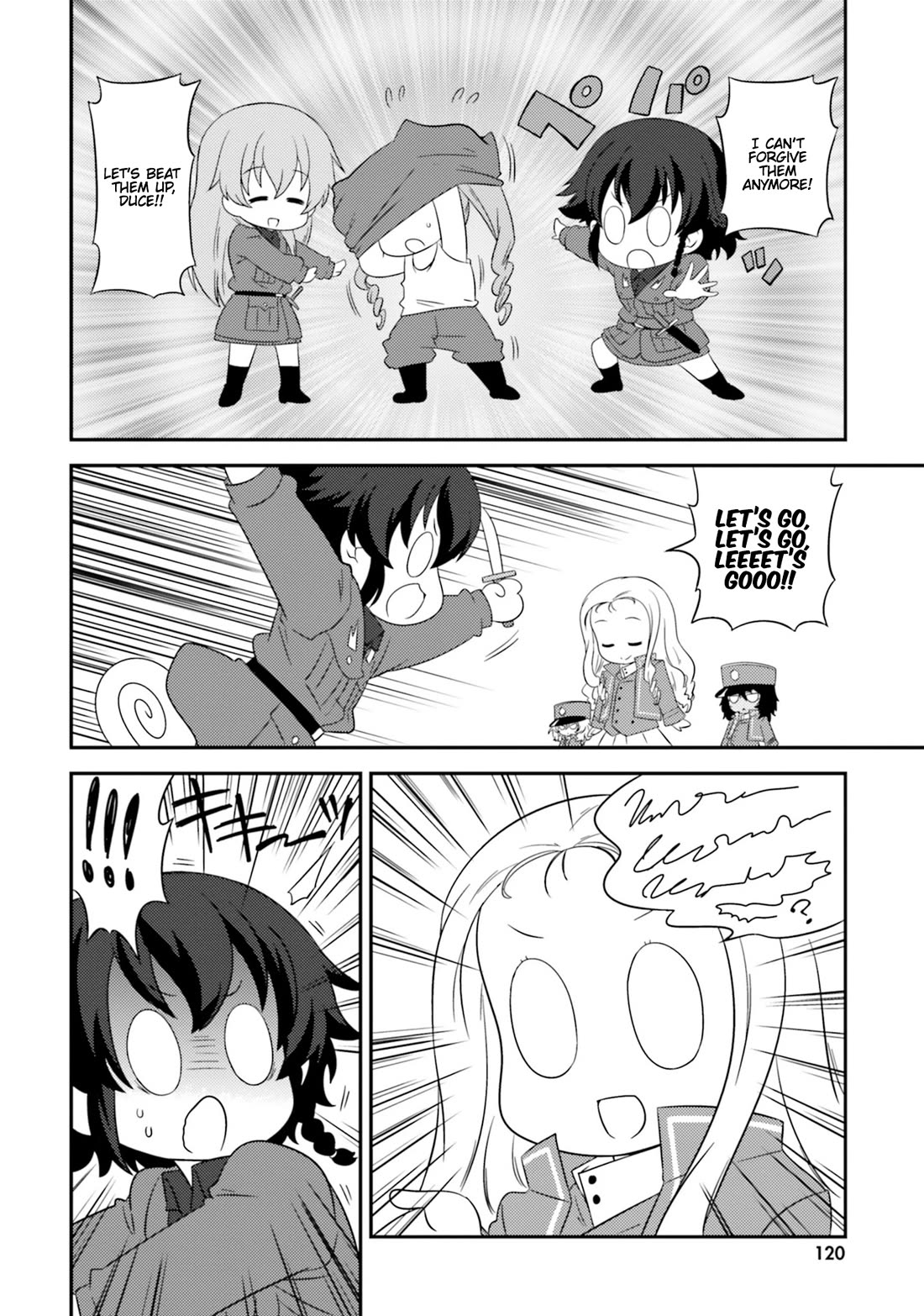 Girls & Panzer - Motto Love Love Sakusen desu! Chapter 75.5 page 4 - Chapter 75.5: Bonus ③ Chibi Liberty’s Challenge!