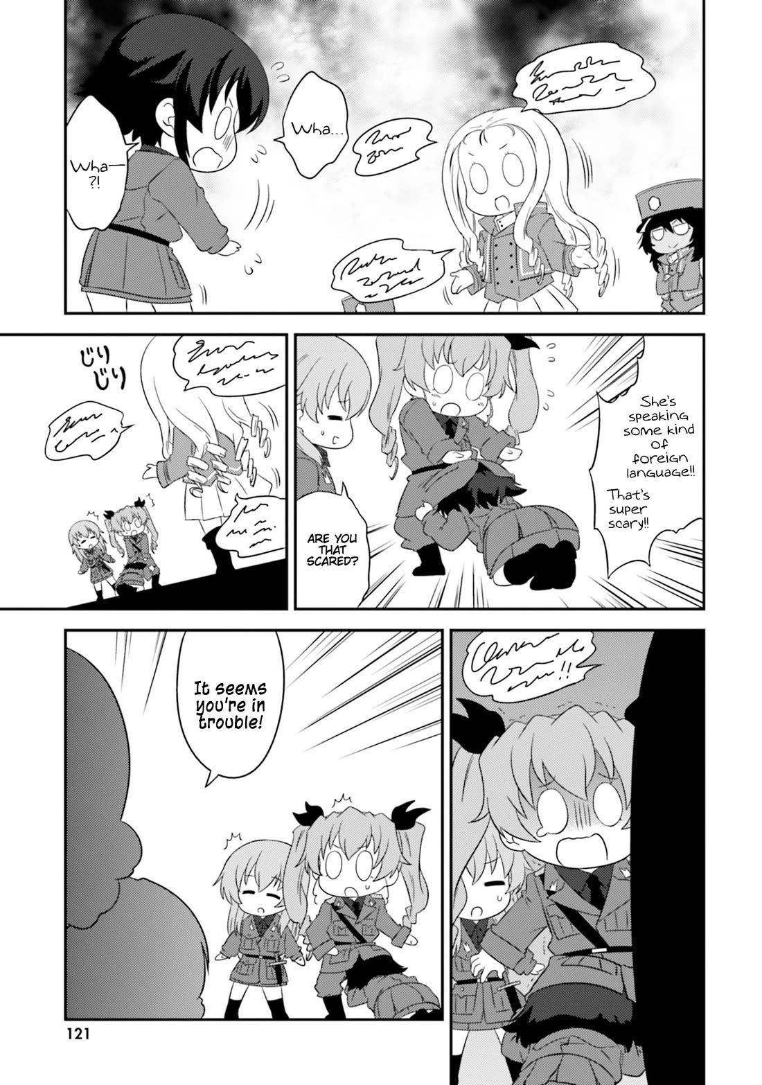 Girls & Panzer - Motto Love Love Sakusen desu! Chapter 75.5 page 5 - Chapter 75.5: Bonus ③ Chibi Liberty’s Challenge!