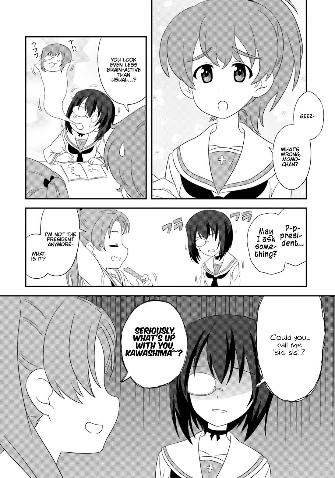 Girls & Panzer - Motto Love Love Sakusen desu! Chapter 75.6 page 6 - Chapter 75.6: Bonus ④ - It’s Big Sis Momo!