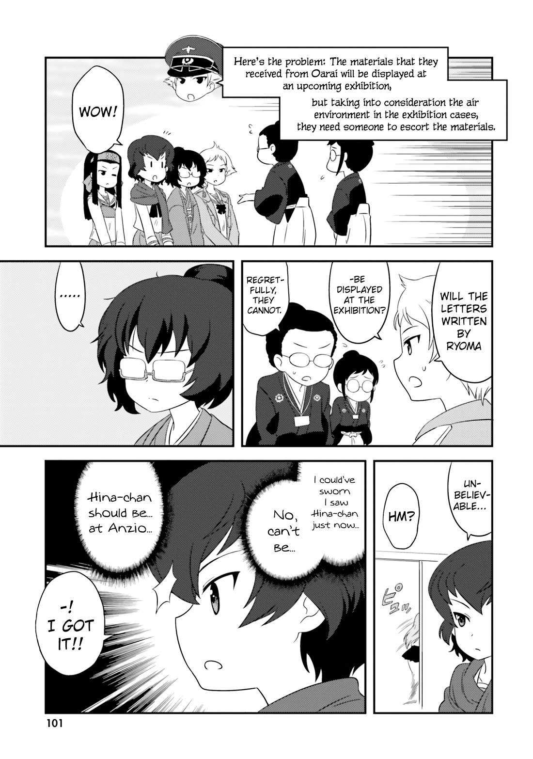 Girls & Panzer - Motto Love Love Sakusen desu! Chapter 75 page 15 - Chapter 75: It’s the Hippo Team’s Operation: Second Kochi Landings  ~Ryoma Memorial Museum SOS!~