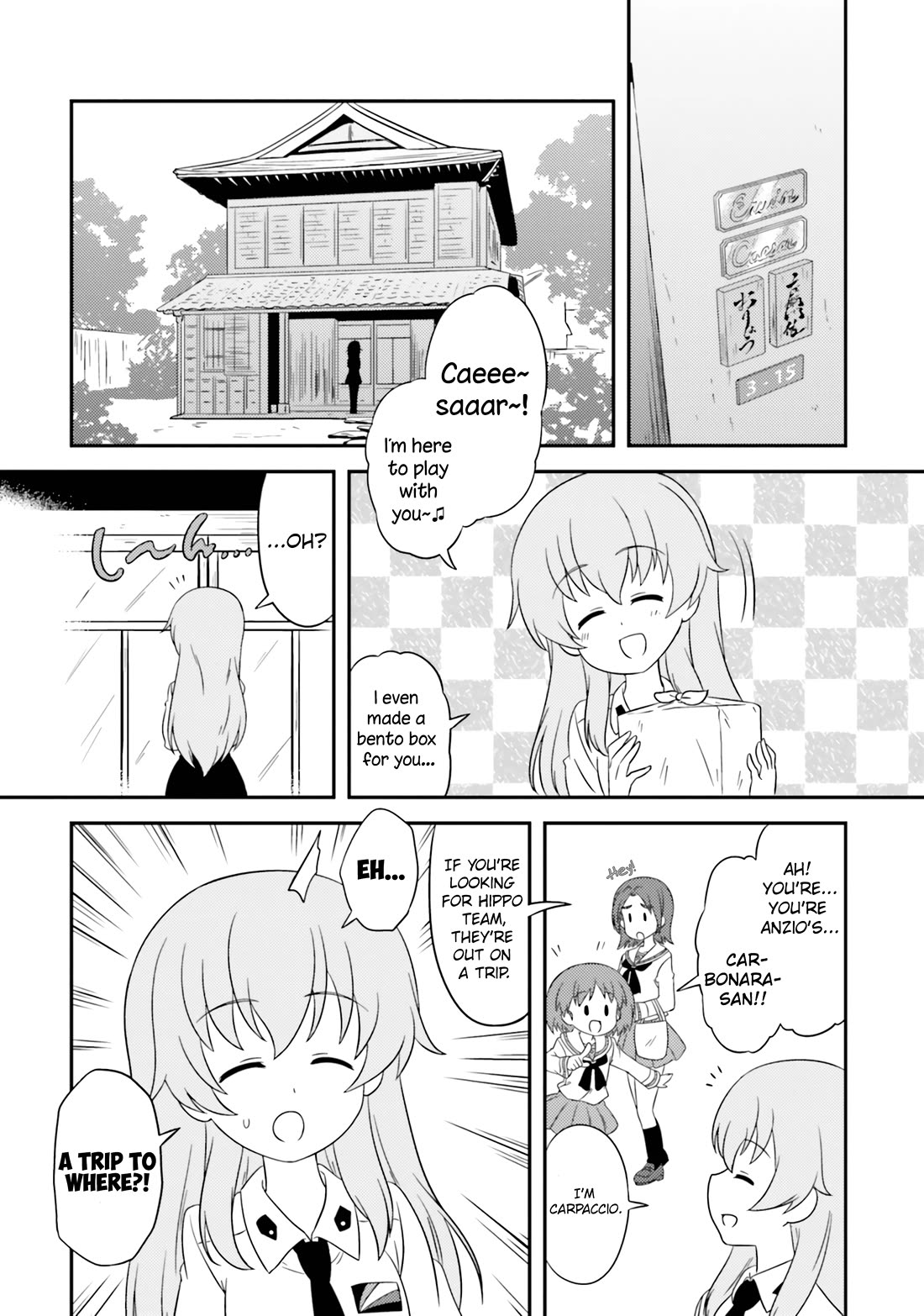 Girls & Panzer - Motto Love Love Sakusen desu! Chapter 75 page 2 - Chapter 75: It’s the Hippo Team’s Operation: Second Kochi Landings  ~Ryoma Memorial Museum SOS!~