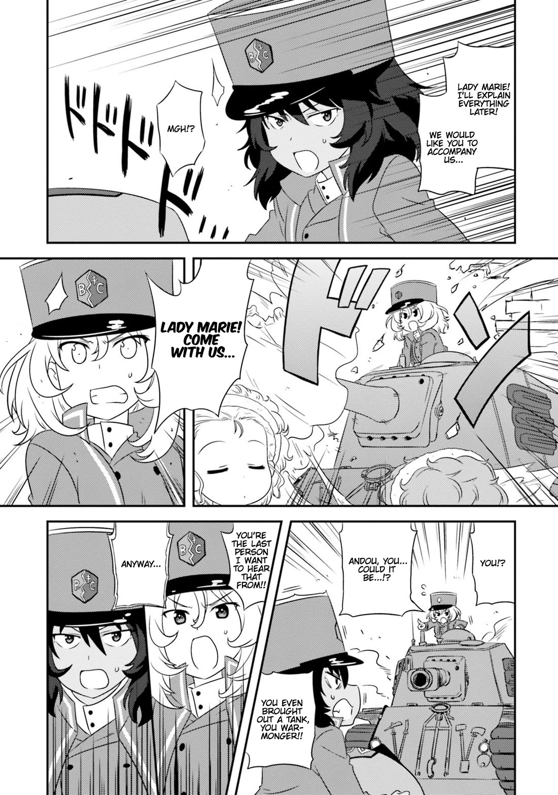 Girls & Panzer - Motto Love Love Sakusen desu! Chapter 76 page 14 - Chapter 76: It's the Night of the Revolution at BC Freedom Academy