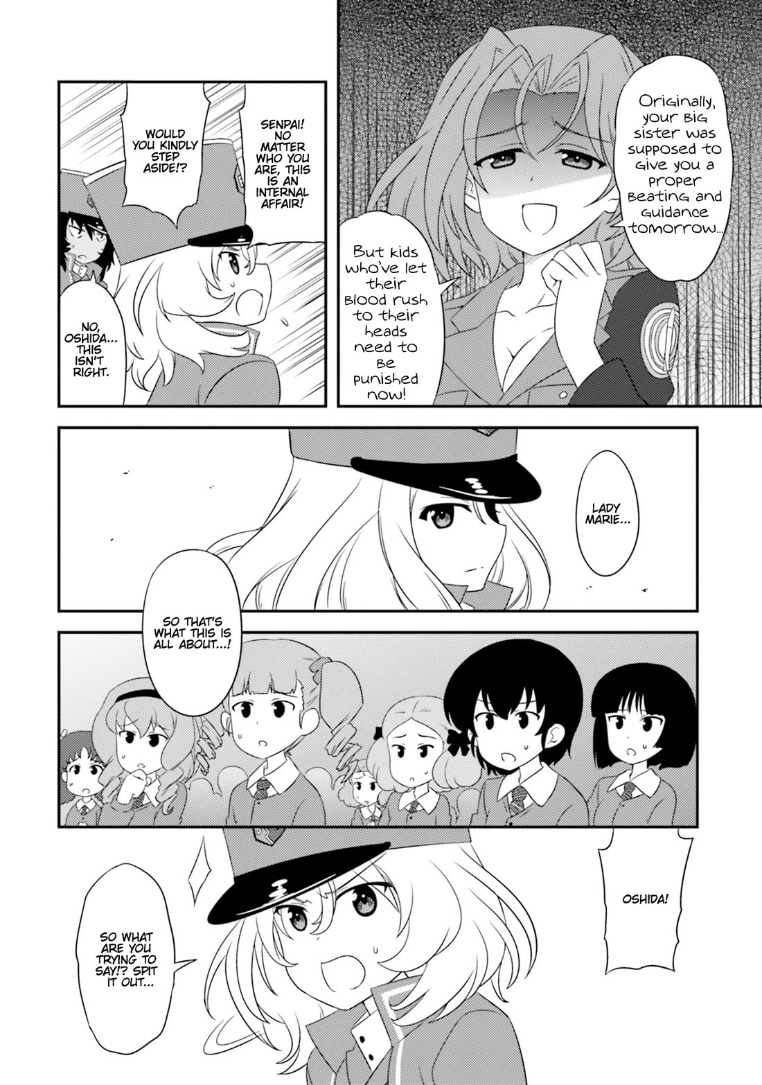 Girls & Panzer - Motto Love Love Sakusen desu! Chapter 76 page 19 - Chapter 76: It's the Night of the Revolution at BC Freedom Academy