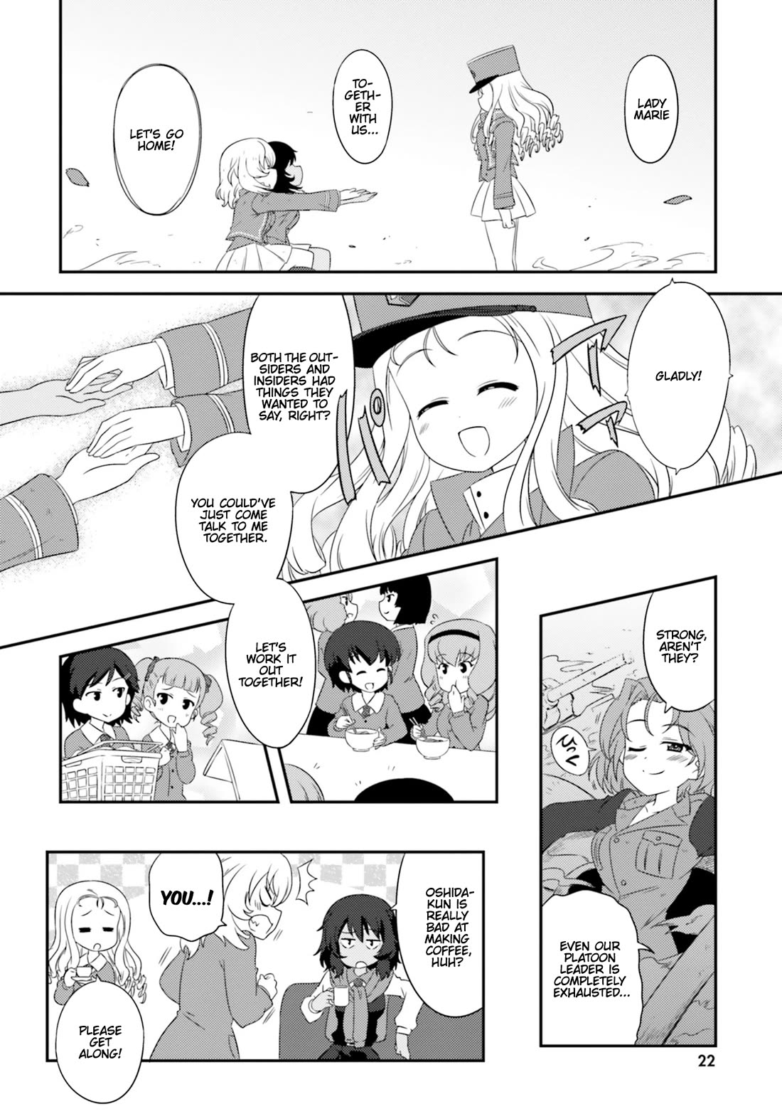 Girls & Panzer - Motto Love Love Sakusen desu! Chapter 76 page 23 - Chapter 76: It's the Night of the Revolution at BC Freedom Academy